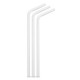 Paie Flexibile din Plastic, 240x5mm, 1000 Buc/Set, Albe, Paie din Plastic, Paie Catering, Paie pentru Petreceri, Paie din Plastic Simple, Accesorii pentru Bar, Accesorii pentru Petreceri, Paie din Plastic Flexibile, Paie Flexibile pentru Bauturi