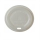 Capace Biodegradabile, Ø 80mm, 50 Buc/Set, pentru Pahare de 8 Oz (240ml), Capace Albe din PLA - Capace Ecologice