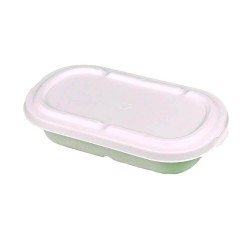 Set 50 Caserole Bio Dreptunghiulare, 850 ml, 210x110x45 mm, cu Capac, Trestie de Zahar Set 50 Caserole Bio Dreptunghiulare, 850 ml, 210x110x45 mm, cu Capac, Trestie de Zahar