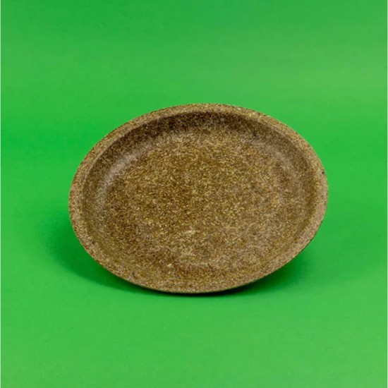 Set 100 Farfurii Biodegradabile, 24 cm, din Tarate de Grau