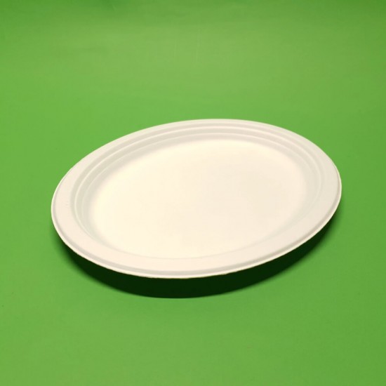 Set 50 Platouri Ovale Biodegradabile, 32 cm, Trestie de Zahar