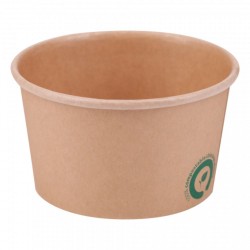 Boluri Biodegradabile Kraft Natur din Carton si PLA, Capacitate 360 ml, 50 Buc/Set - Boluri Ecologice Boluri Biodegradabile Kraft Natur din Carton si PLA, Capacitate 360 ml, 50 Buc/Set - Boluri Ecologice
