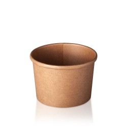 Bol din Carton 12 OZ pentru Supa, Capacitate 355 ml, 50 Buc/Set, Boluri din Carton Natur pentru Supa, Bol din Carton pentru Paste, Boluri din Carton de Unica Folosinta, Boluri din Carton pentru Inghetata, Boluri din Carton pentru Catering