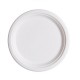 Farfurie Rotunda Biodegradabila, 23 cm, 20 Buc/Set, Trestie de Zahar, Farfurie Biodegradabila din Trestie de Zahar, Farfurie Rotunda Biodegradabila, Farfurii Reciclabile, Farfurii Ecologice, Farfurii Biodegradabile de Unica Folosinta