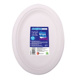 Farfurie Ovala Biodegradabila Alba din Trestie de Zahar, Diametru 26 cm, 50 Buc/Set, Farfurii Biodegradabile pentru Aperitive, Farfurii Ovale Reciclabile, Farfurii Ovale Ecologice, Farfurii Ovale de Unica Folosinta, Farfurii Ovale pentru Catering Farfurie Ovala Biodegradabila Alba din Trestie de Zahar, Diametru 26 cm, 50 Buc/Set, Farfurii Biodegradabile pentru Aperitive, Farfurii Ovale Reciclabile, Farfurii Ovale Ecologice, Farfurii Ovale de Unica Folosinta, Farfurii Ovale pentru Catering