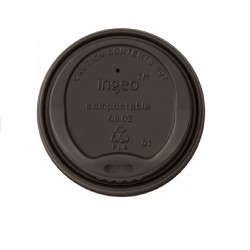 Capace Biodegradabile Negre din PLA pentru Pahare de 8 Oz (240ml), 50 Buc/Set, Dimensiunea 80 mm - Capace Ecologice Capace Biodegradabile Negre din PLA pentru Pahare de 8 Oz (240ml), 50 Buc/Set, Dimensiunea 80 mm - Capace Ecologice