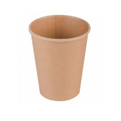 Pahare Biodegradabile Kraft Natur, 6 Oz (180 ml) din Carton cu PLA, 50 Buc/Set, Interior Natur - Pahare Ecologice Pahare Biodegradabile Kraft Natur, 6 Oz (180 ml) din Carton cu PLA, 50 Buc/Set, Interior Natur - Pahare Ecologice