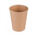 Pahare din Carton 8 Oz Model Natur (235 ml), 100 Buc/Bax - Pentru Bauturi Calde sau Reci
