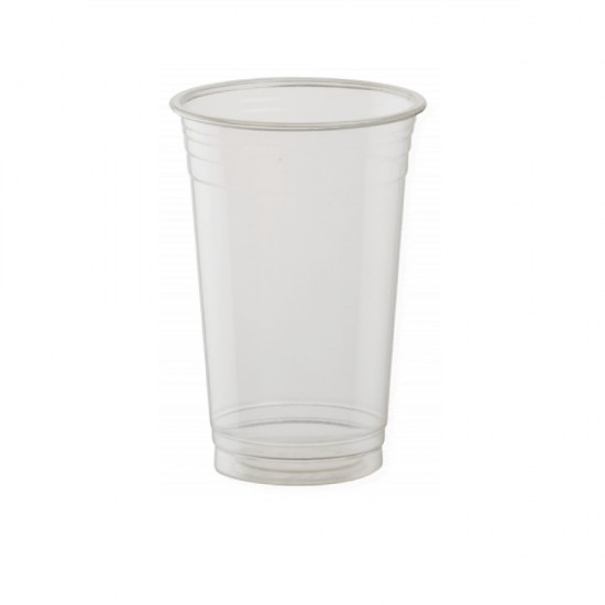 Pahare Biodegradabile Transparente din PLA, Capacitate 360 ml, 50 Buc/Set - Pahare Ecologice