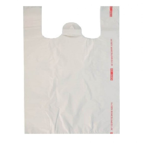 Pungi Biodegradabile Albe, 30x8x58 cm, 500 Buc/Bax, Pungi Ecologice, Pungi Reciclabile, Sacose Reciclabile, Sacose Biodegradabile, Plase Reciclabile, Sacose Ecologice