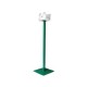 Suport Metalic Pungi Zorex, 120 cm, 3 Kg, Culoare Verde, Stand Metalic pentru Pungi de Plastic, Stativ pentru Pungi, Suport Metalic pentru Pungi Fructe si Legume, Dispenser Rola Pungi din Plastic, Suport Metalic pentru Pungi Alimentare