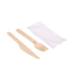 Set 100 Tacamuri Bis Lemn, Furculita, Cutit, Servetel Set 100 Tacamuri Bis Lemn, Furculita, Cutit, Servetel