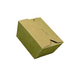 Set 50 Cutii pentru Meniu, 1080 ml, Inchidere cu 4 Clapete, Carton Natur