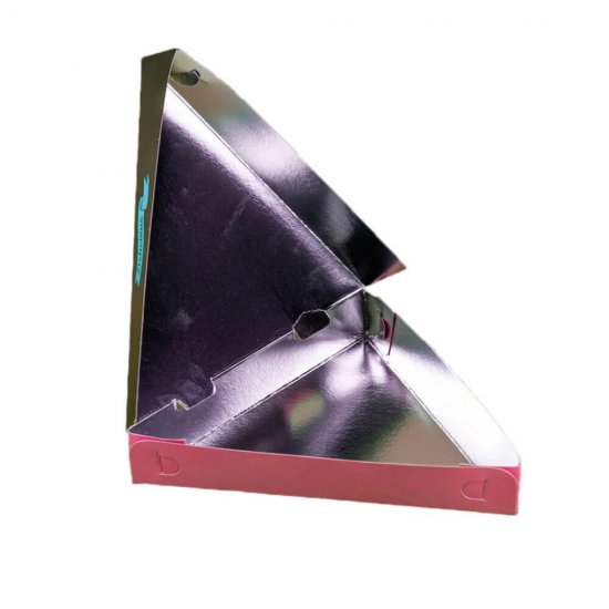 Set 195 Triunghiuri pentru Clatite, 245x190x40 mm, Interior din Aluminiu, Carton GC1 Imprimat, 290 g/m²