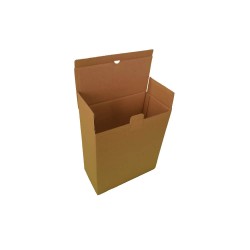 Set 100 Cutii cu Preformare, 215x100x325 mm, Carton Natur