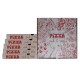 Set 500 Cutii Pizza Albe, Model Pizza Fresh & Tasty, Dimensiune 32x3.5x32 cm - Ambalaje din Carton