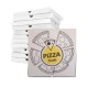 Set 500 Cutii Pizza Albe Model Fresh, 28x3.5x28 cm - Ambalaj Alimentar din Carton Alb