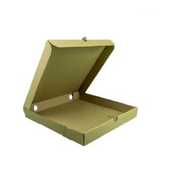 Set 100 Cutii Pizza Neimprimate, 200x200x40 mm, Carton Natur Set 100 Cutii Pizza Neimprimate, 200x200x40 mm, Carton Natur