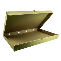 Set 100 Cutii Pizza Neimprimate, 250x150x100 mm, Carton Natur Set 100 Cutii Pizza Neimprimate, 250x150x100 mm, Carton Natur