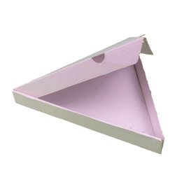 Set 100 Cutii Pizza Triunghiulare, 260x230x40 mm, Carton Alb Set 100 Cutii Pizza Triunghiulare, 260x230x40 mm, Carton Alb