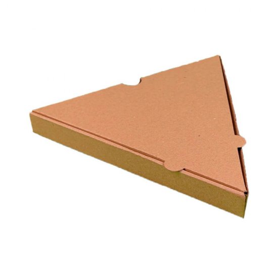 Set 100 Cutii Pizza Triunghiulare, 260x230x40 mm, Carton Natur