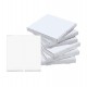 Set 500 Cutii Pizza Albe, 24x3.5x24 cm - Ambalaje Alimentare din Carton Alb