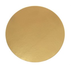 Set 25 Discuri Aurii, 20 cm, Carton