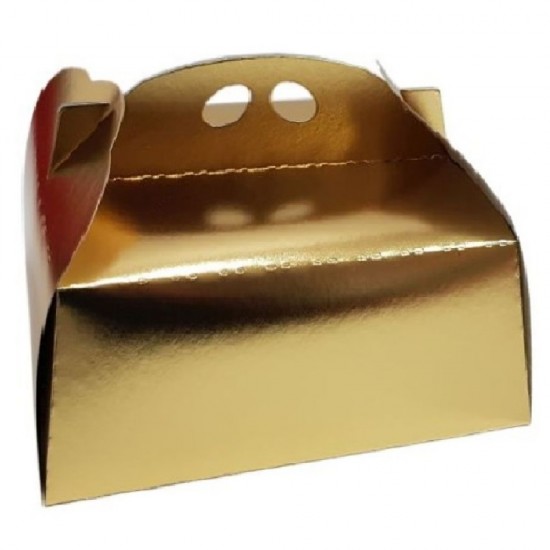 Cutii pentru Tort Model Auriu CT4, 30x30 cm, 25 Buc/Bax, Carton Duplex - Ambalaje Cofetarie