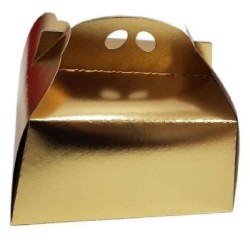 Cutii pentru Tort Model Auriu CT9, 33x33 cm, 25 Buc/Bax, Carton Duplex - Ambalaj Cofetarie