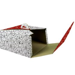 Set 25 Cutii Tort CT2, Imprimate, 270x270x145 mm, Carton Alb/Natur Set 25 Cutii Tort CT2, Imprimate, 270x270x145 mm, Carton Alb/Natur