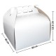 Cutii Tort Personalizate, 30x30 cm, Tipar 1 Culoare, Carton Duplex 450 g/m², Cutie pentru Tort Personalizata, Cutii Carton Personalizate Torturi, Cutie Carton Torturi, Cutii Albe Personalizate Tort, Ambalaje Cofetarie Personalizate