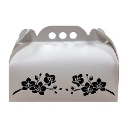 Cutii Tort Personalizate, 24x35 cm, Tipar 1 Culoare, Carton Duplex 450 g/m², Cutie pentru Tort Personalizata, Cutii Carton Personalizate Torturi, Cutie Carton Torturi, Cutii Albe Personalizate Tort, Ambalaje Cofetarie Personalizate