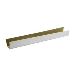 Set 100 Suporturi pentru Clatite, 350x50x35 mm, Carton Alb/Natur