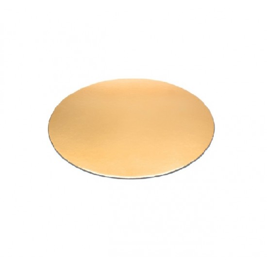 Discuri Aurii din Carton, Diametru 14 cm, 25 Buc/Bax - Plansete pentru Tort, Tavite Cofetarie