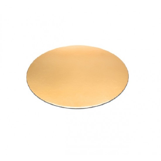 Discuri Aurii din Carton, Diametru 20 cm, 25 Buc/Bax - Disc Prajituri, Tava Tort