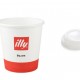 Set 100 de Pahare + Capac Take Away, Illy, 7 Oz, Pahare + Capac Take Away, Set Pahare Carton si Capace, Pahare Cafea Carton, Pahare + Capac Take Away 7 Oz, Ambalaje din Hartie si Carton, Capac Cafea Take Away