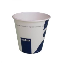 Pahare din Carton 4 Oz Model Lavazza (120 ml), 100 Buc/Bax - Pentru Bauturi Calde sau Reci Pahare din Carton 4 Oz Model Lavazza (120 ml), 100 Buc/Bax - Pentru Bauturi Calde sau Reci