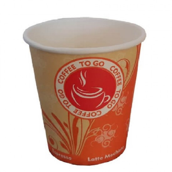 Pahare Cafea din Carton 8 Oz Coffee To Go (235 ml), 1000 Buc/Bax - Pentru Bauturi Calde 