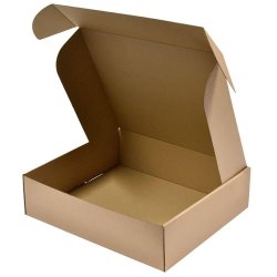 Set 50 Cutii cu Autoformare, 140x135x90 mm, Carton Natur