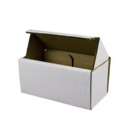Set 100 Cutii cu Autoformare, 230x105x105 mm, Carton CO5, Alb/Natur