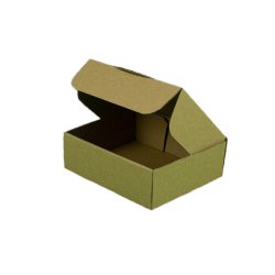 Set 100 Cutii cu Autoformare, 100x100x30 mm, Carton Natur Set 100 Cutii cu Autoformare, 100x100x30 mm, Carton Natur