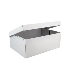 Set 100 Cutii pentru Papuci, 335x190x120 mm, cu Autoformare, Carton Alb Set 100 Cutii pentru Papuci, 335x190x120 mm, cu Autoformare, Carton Alb