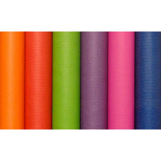 Hartie Ambalaj Cadouri in Rola Rotolux Kraft Colours Classic,  70mm x 2m, Diverse Modele, Hartie Pentru Cadouri cu Model, Rola Hartie cu Model, Rola de Hartie pentru Impachetat Cadouri, Rola de Hartie pentru Ambalat Cadouri