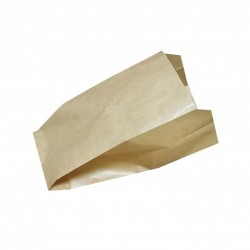 Pungi Catering din Hartie 18x7x27 cm, 500 Buc/Bax - Pungi Maro din Hartie Kraft Natur