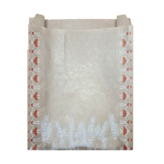 Pungi Hartie pentru Covrigi, 18x8x25 cm, 1000 Buc/Bax, Model Traditional, Pungi pentru Simigerie, Pungi din Hartie Natur Imprimate pentru Simigerie, Pungi din Hartie pentru Simigerie, Pungi din Hartie pentru Covrigi, Pungi Hartie Natur pentru Covrigi