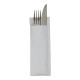Pungi pentru Tacamuri Albe, 2000 Buc/Bax,  8x24 cm, 40 gm², Hartie Alba Neimprimata, Pungi pentru Tacamuri din Hartie, Pungi pentru Tacamuri Ieftine, Punga pentru Tacamuri Hartie, Punga Alba pentru Tacamuri