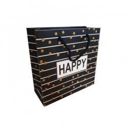 Set 50 Pungi din Hartie Cartonata BisBags, 30x27x12 cm, Negru, Model Happy, cu Maner, Pungi cu Model, Pungi din Hartie cu Model, Pungi cu Maner, Pungi din Hartie cu Maner, Sacose din Hartie, Sacose Hartie, Sacose Hartie Cartonata Set 50 Pungi din Hartie Cartonata BisBags, 30x27x12 cm, Negru, Model Happy, cu Maner, Pungi cu Model, Pungi din Hartie cu Model, Pungi cu Maner, Pungi din Hartie cu Maner, Sacose din Hartie, Sacose Hartie, Sacose Hartie Cartonata