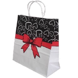 Pungi Cadou Model Negru cu Fundita, Dimensiune 24x11x28 cm, 50 Buc/Bax, Sacose Evenimente Pungi Cadou Model Negru cu Fundita, Dimensiune 24x11x28 cm, 50 Buc/Bax, Sacose Evenimente