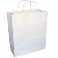 Sacose din Hartie Alba, Dimensiune 32x12x41 cm, 100 Buc/Bax, Pungi si Plase pentru Cadouri Sacose din Hartie Alba, Dimensiune 32x12x41 cm, 100 Buc/Bax, Pungi si Plase pentru Cadouri