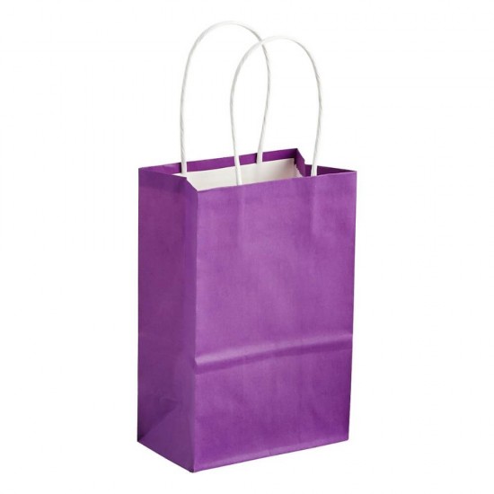 Pungi Cadou cu Model Mov 18x9x25 cm, 100 Buc/Bax, Sacose si Plase din Hartie